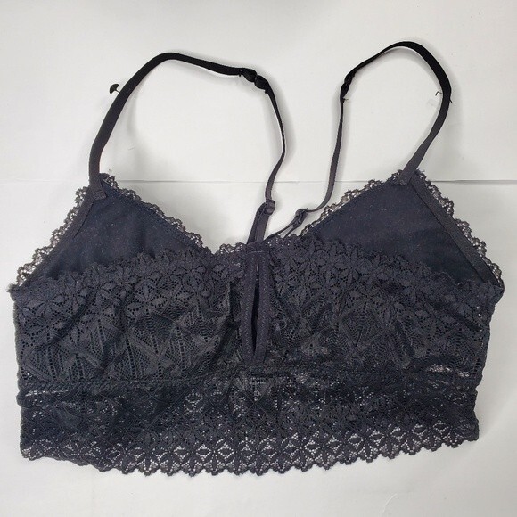 H&M soft cup black bralette medium - Picture 2 of 4